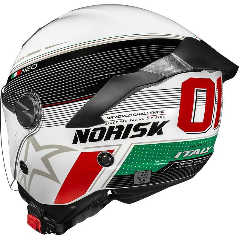 norilocoページ Capacete norisk neo grand prix italy brilhante - Capacete de Moto